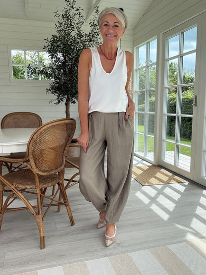 MABEL DOUBLE V-NECK TOP BC - LifeStyle Hedensted