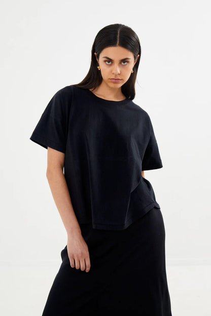 MARGOT CROPPED T - SHIRT RS - LifeStyle Hedensted