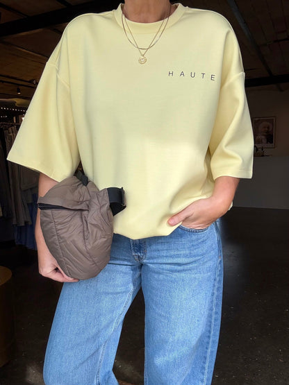 MAXI SPLIT SS LOGO SWEAT HL - LifeStyle Hedensted