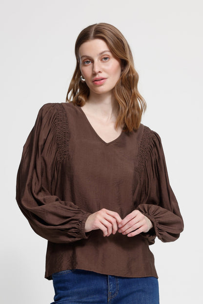 MELDA LS BLUSE ICHI (168) - LifeStyle Hedensted