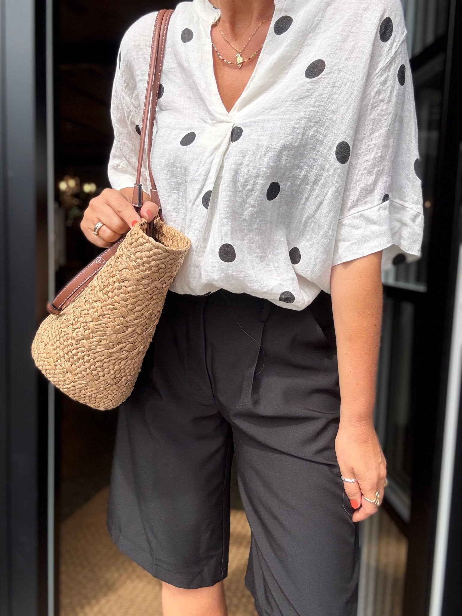 MELINA SS HØR BLUSE BC - LifeStyle Hedensted