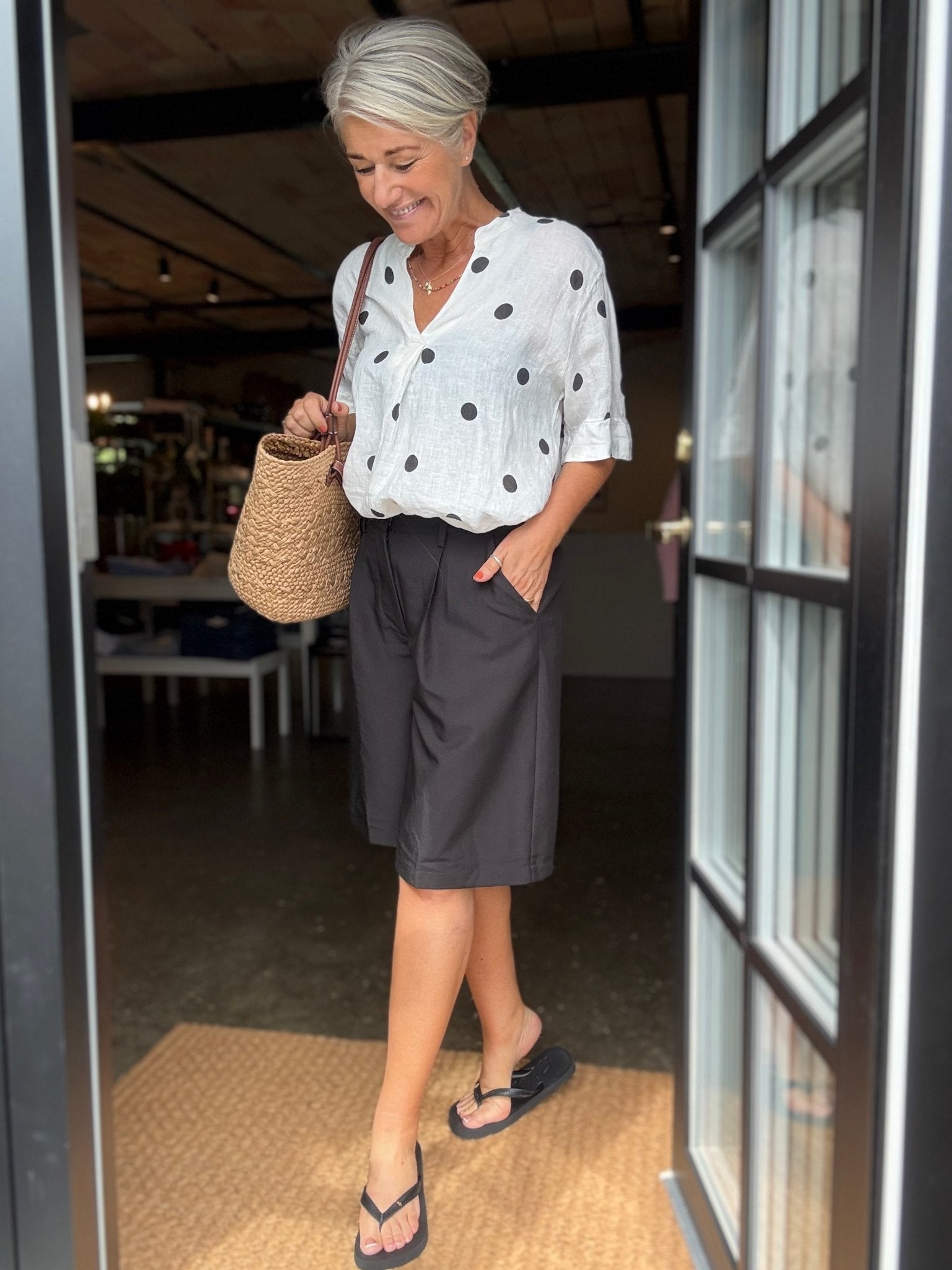 MELINA SS HØR BLUSE BC - LifeStyle Hedensted