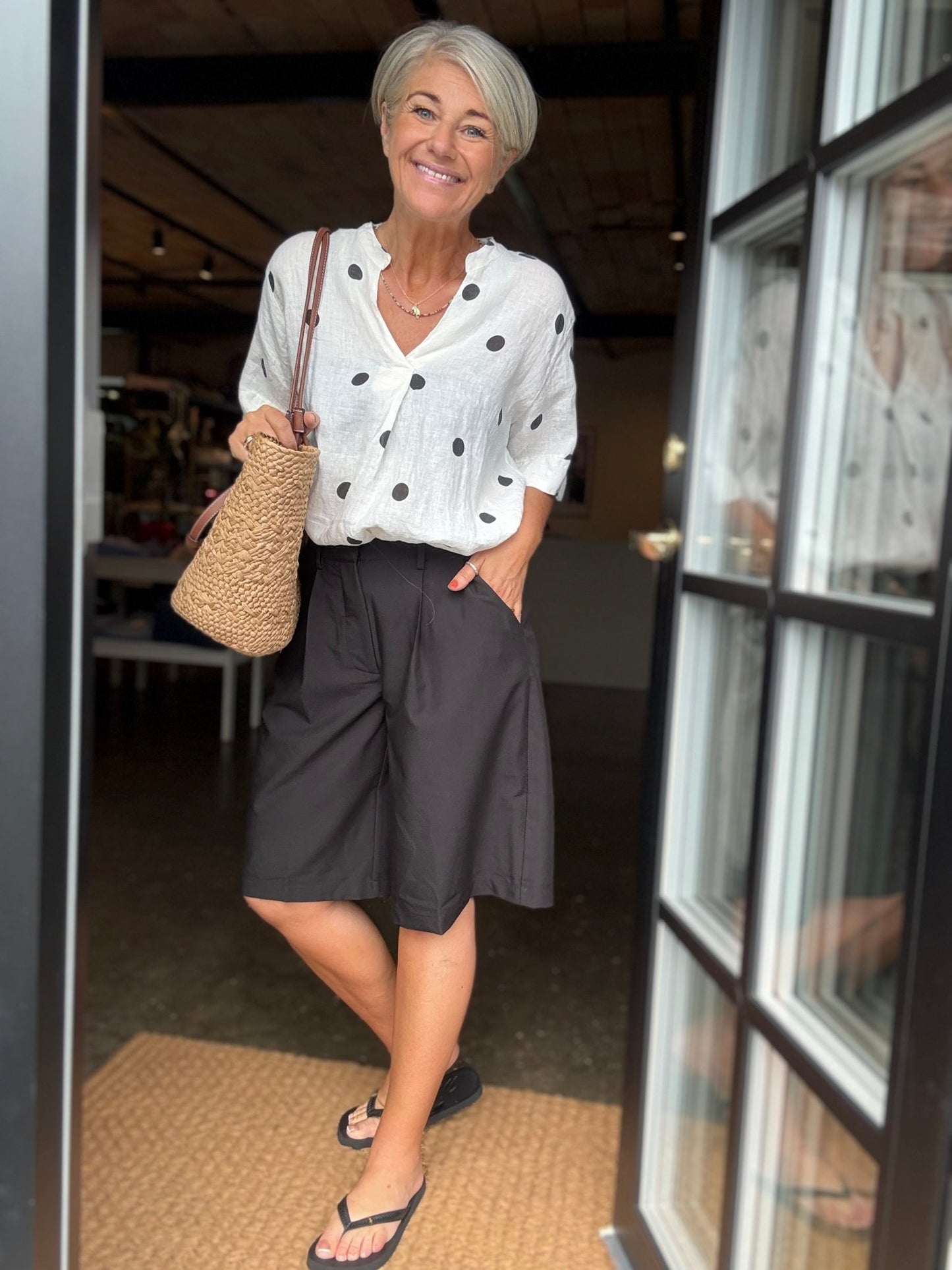 MELINA SS HØR BLUSE BC - LifeStyle Hedensted