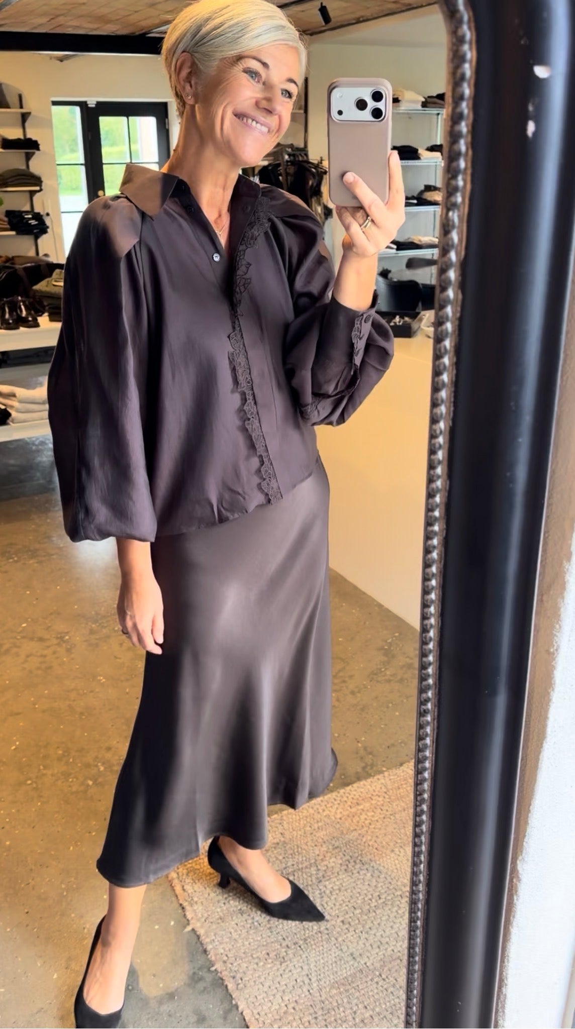 MOLLY SKJORTE BRUN CPHM (96) - LifeStyle Hedensted