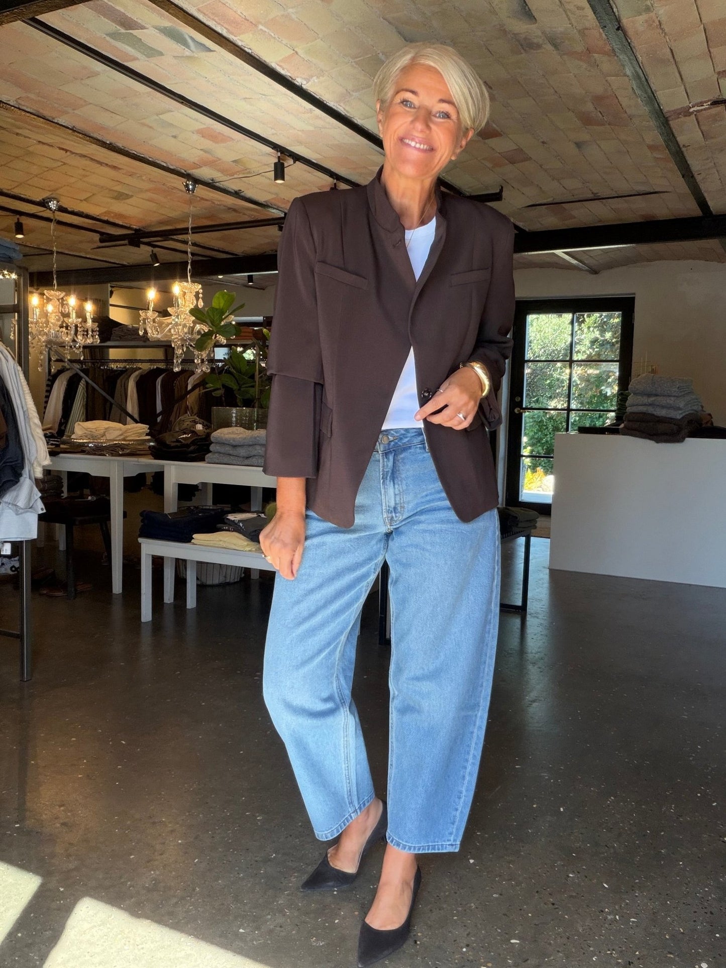 MONIQUE BLAZER BRUN NE (313) - LifeStyle Hedensted