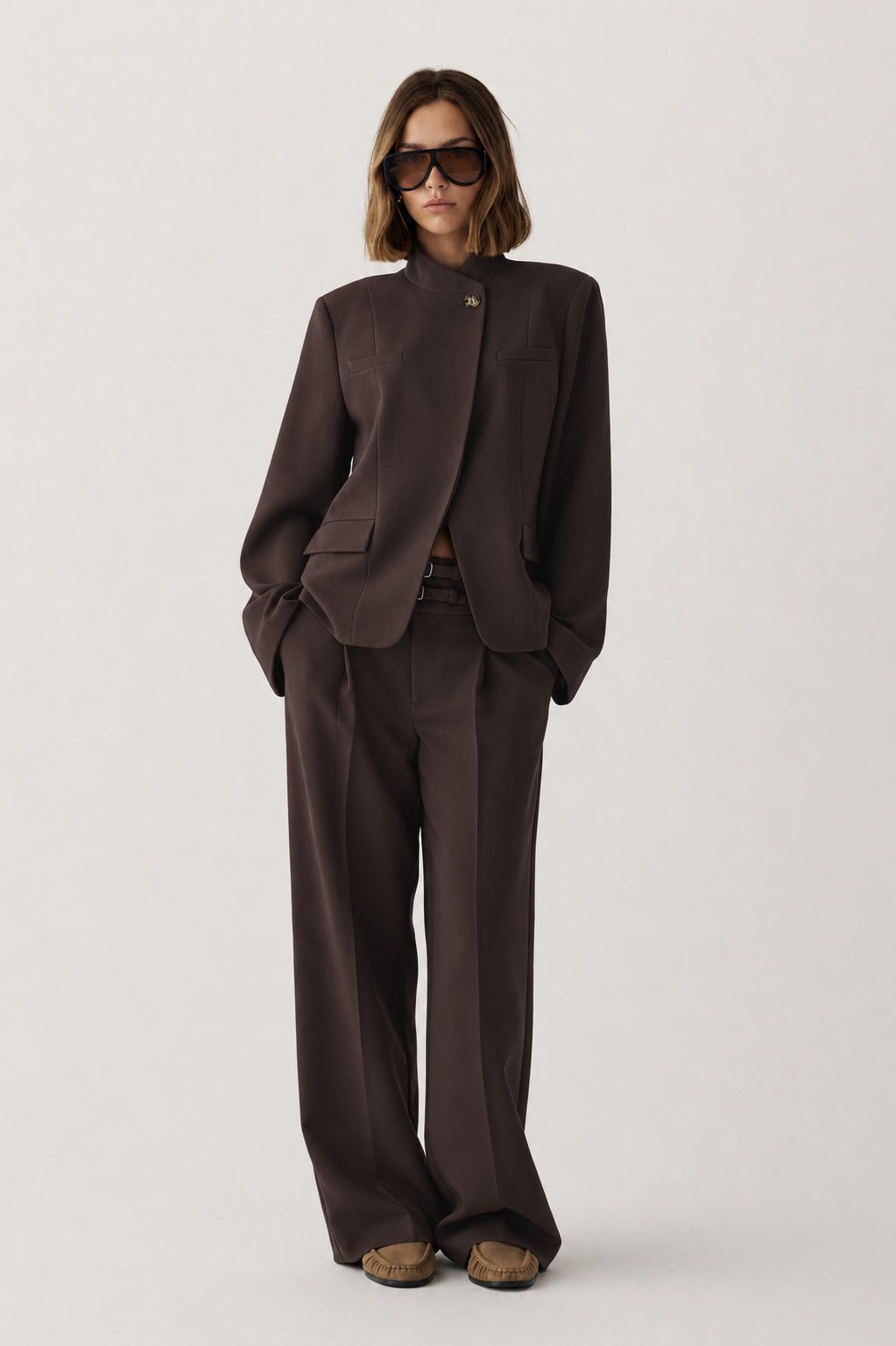 MONIQUE BLAZER BRUN NE (313) - LifeStyle Hedensted