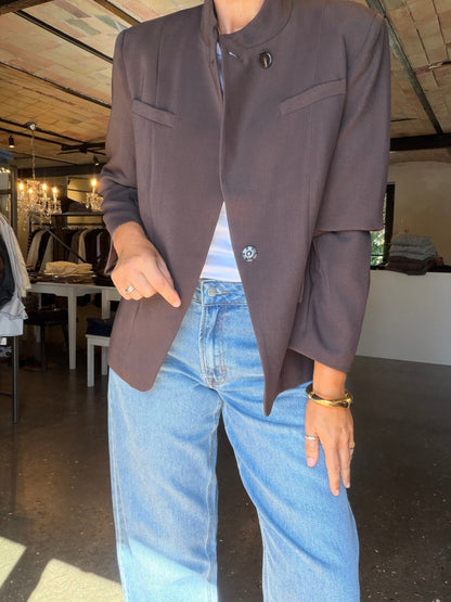 MONIQUE BLAZER BRUN NE (313) - LifeStyle Hedensted