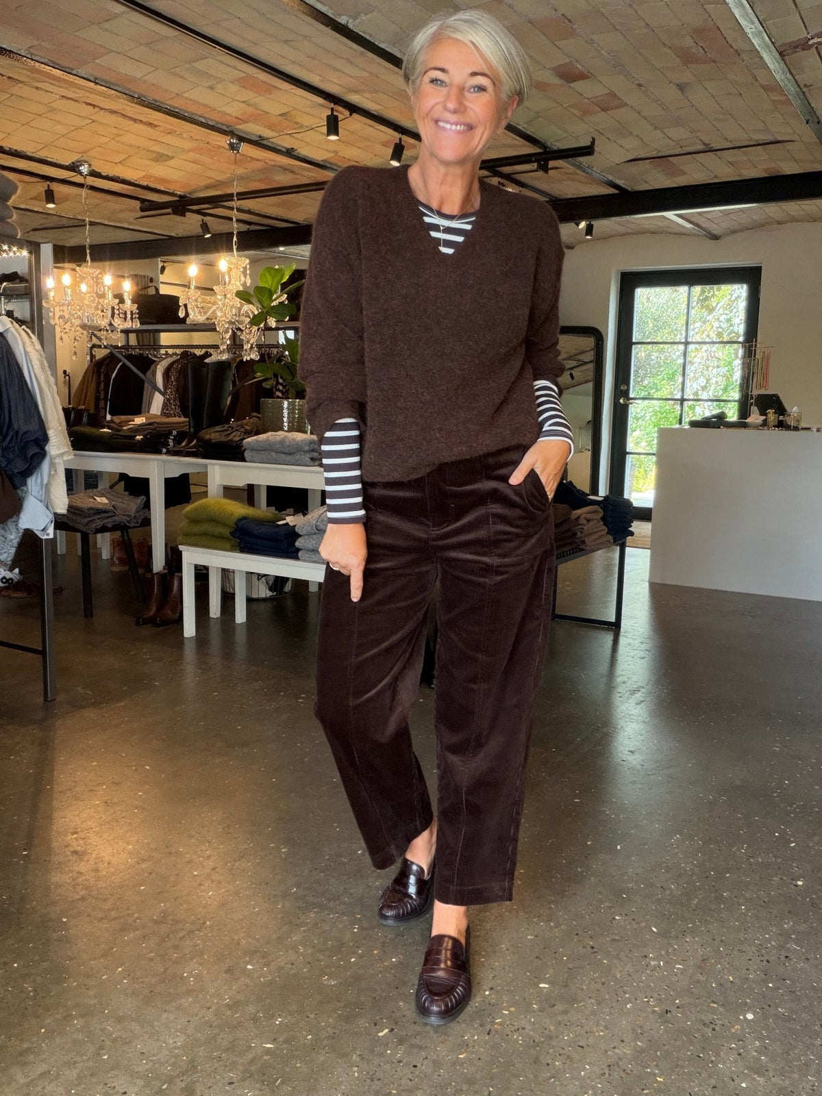 NETTA PANTS MØRK BRUN PT (323) - LifeStyle Hedensted