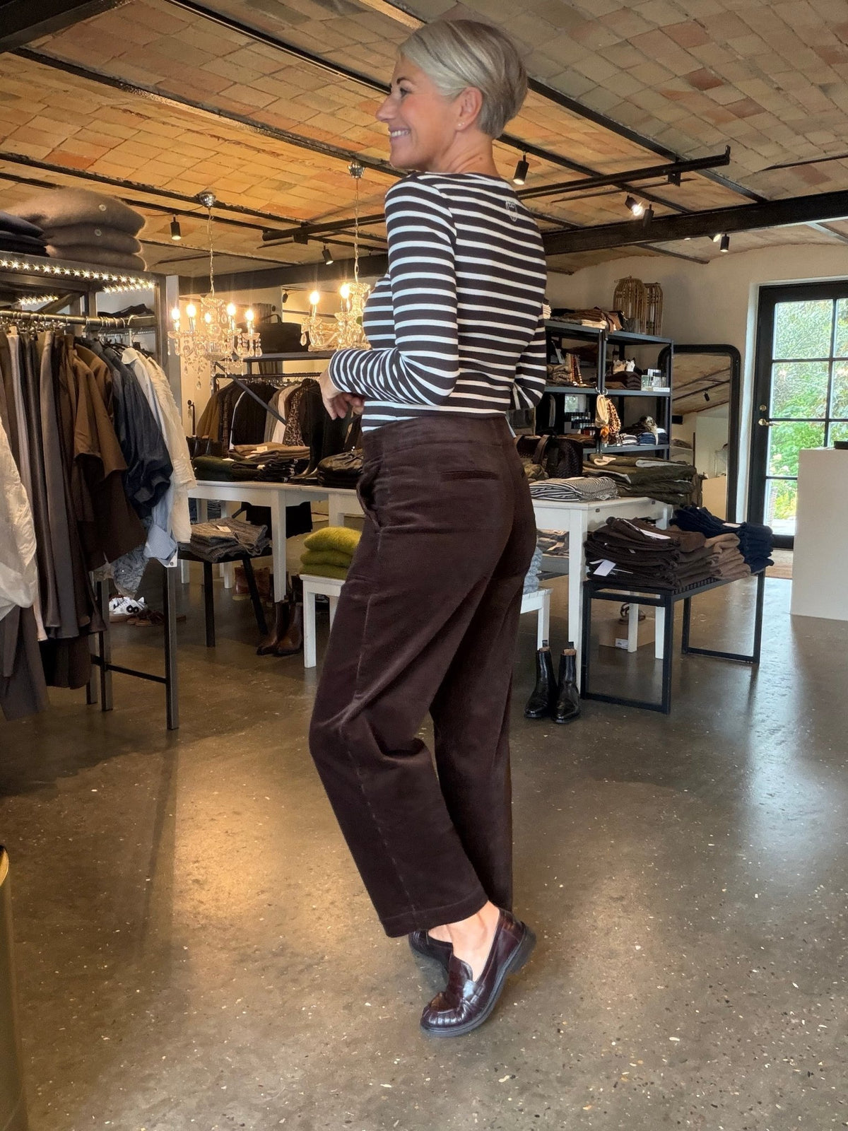 NETTA PANTS MØRK BRUN PT (323) - LifeStyle Hedensted