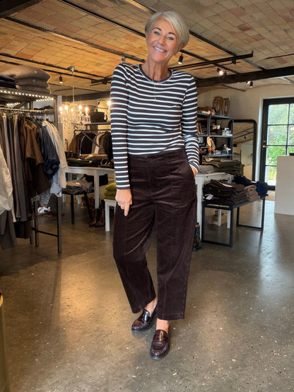 NETTA PANTS MØRK BRUN PT (323) - LifeStyle Hedensted