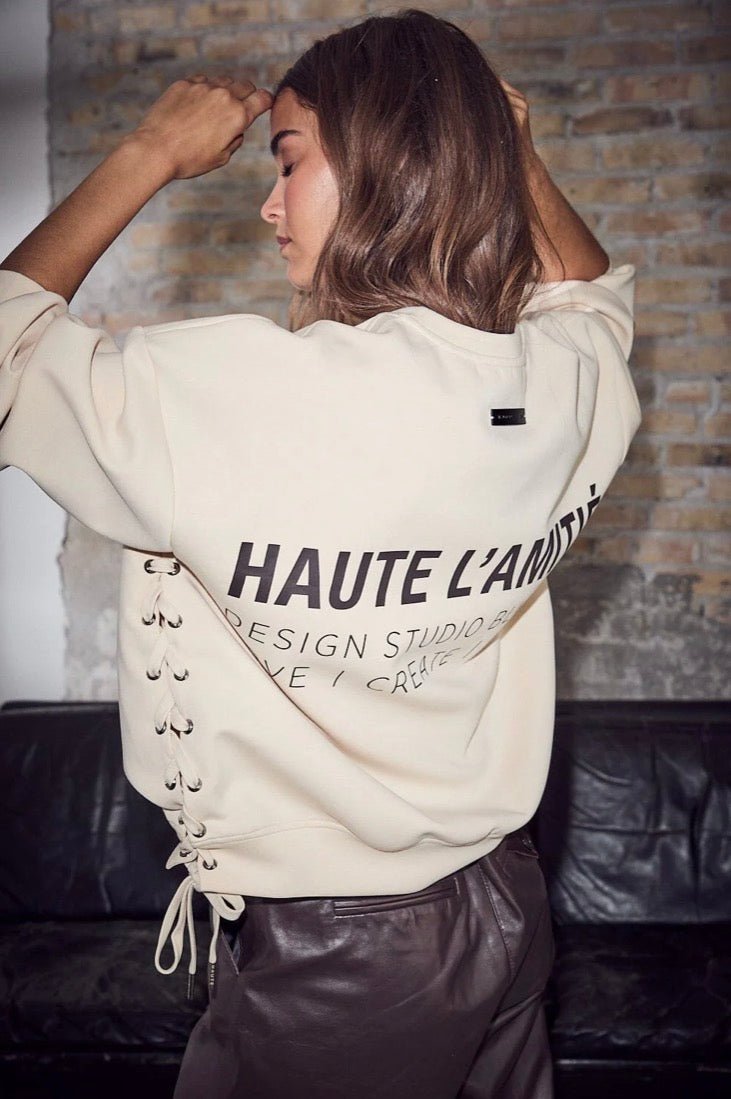 NEW STUDIO TIE SWEATSHIRT HL (106) - LifeStyle Hedensted