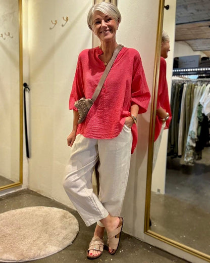 OLGA STRIBET BLUSE BC - LifeStyle Hedensted