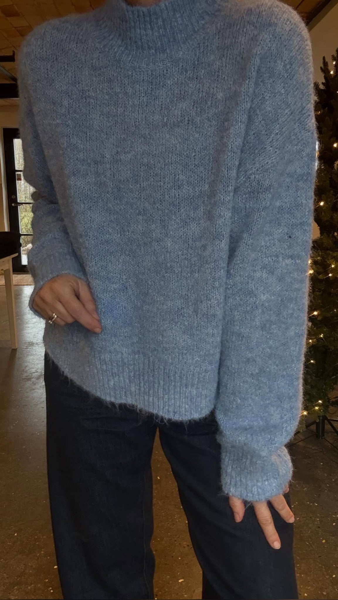 PAULINA FLUFFY KNIT BLUSE NN - LifeStyle Hedensted