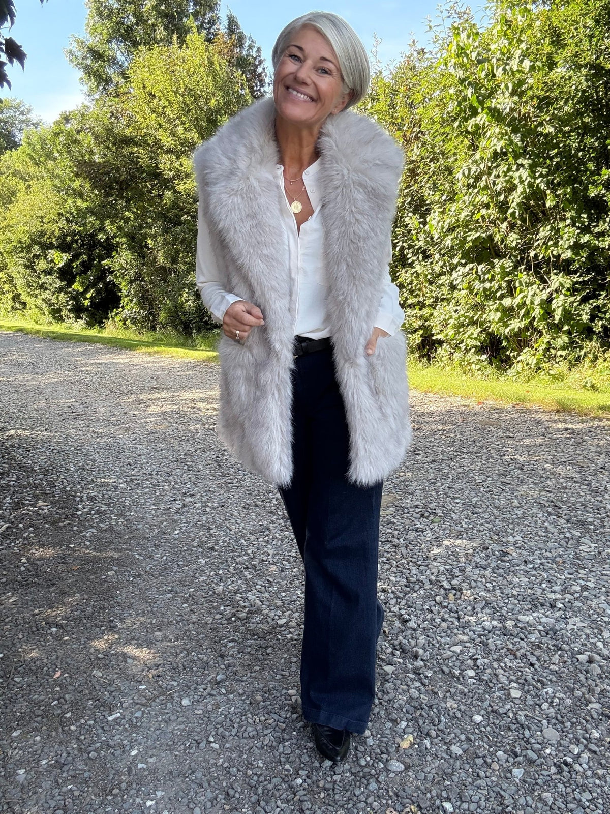 PLUSHY FAUX FUR VEST CM - LifeStyle Hedensted