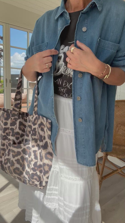 NELLA CANSAS BAG BLACK COLOUR