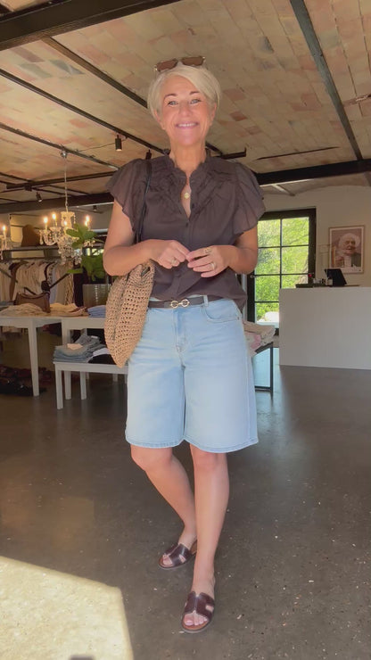 ZITA 139 HIGH X-WIDE SHORTS MEW