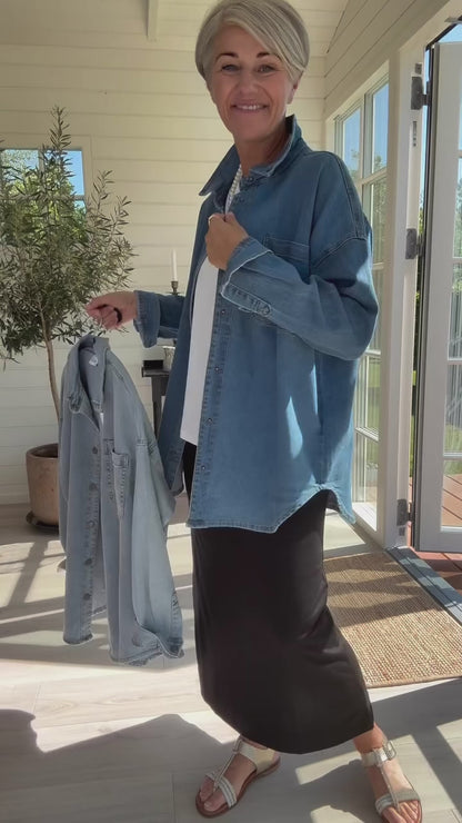Lara Malo Denim Skjorte