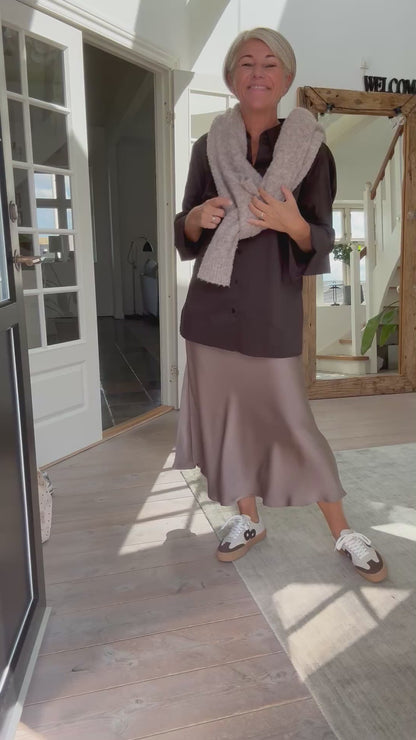 DITA POPLIN SKJORTE NEO NOIR