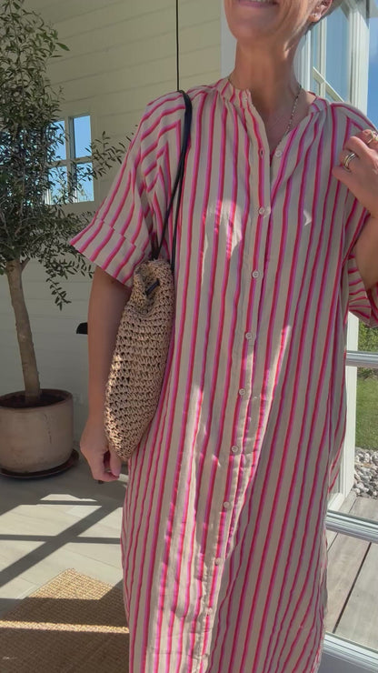 FOXA 2/4 MIDI STRIPE KJOLE ICHI