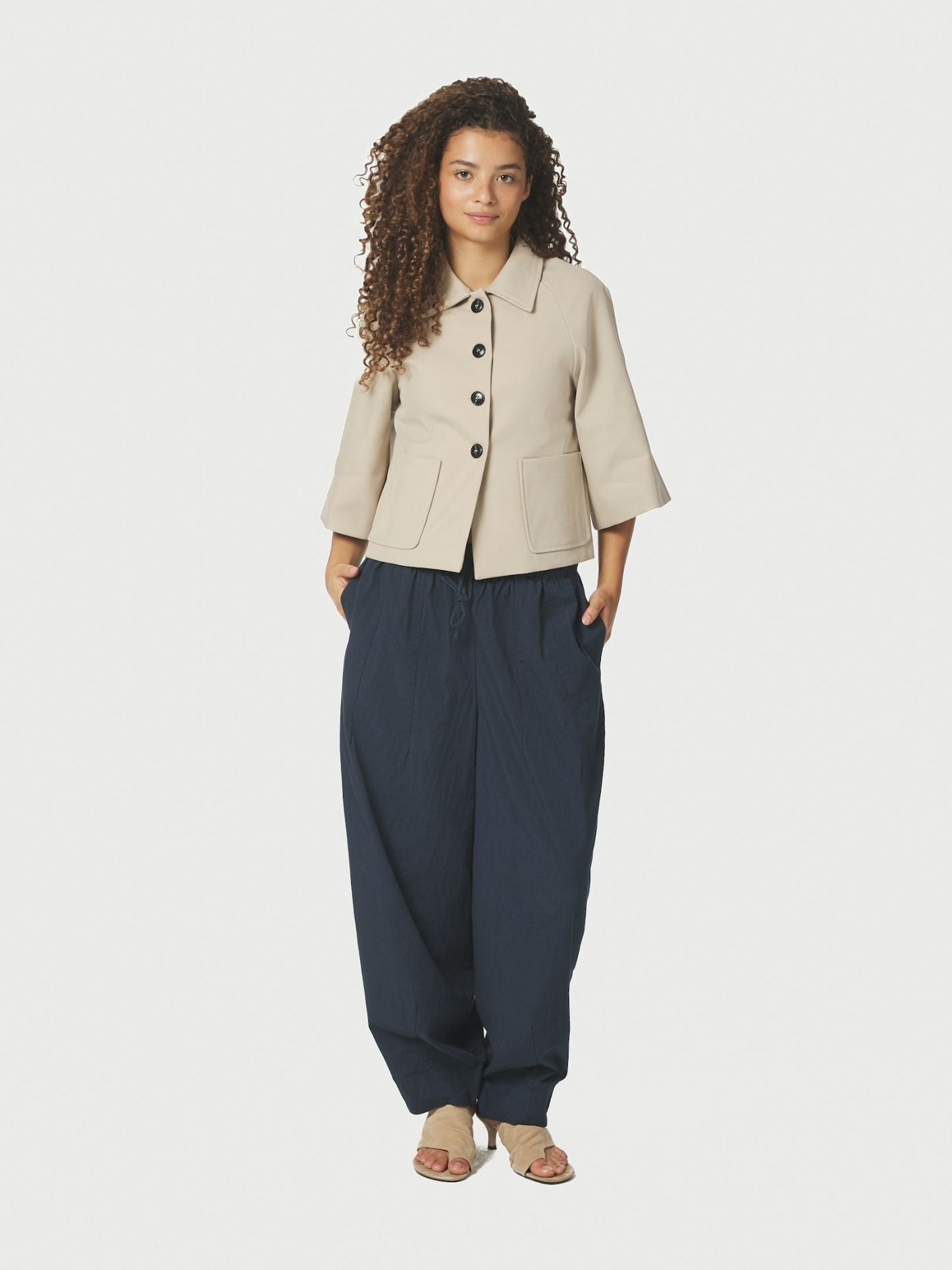 PRINA C POPLIN PANTS NN - LifeStyle Hedensted