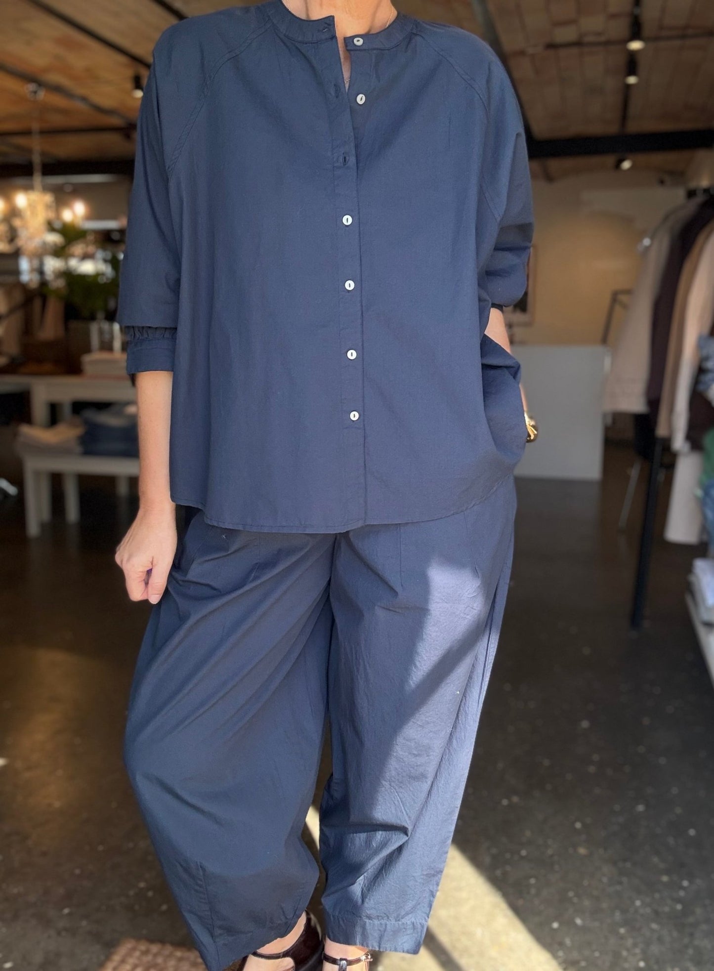 PRINA C POPLIN PANTS NN - LifeStyle Hedensted