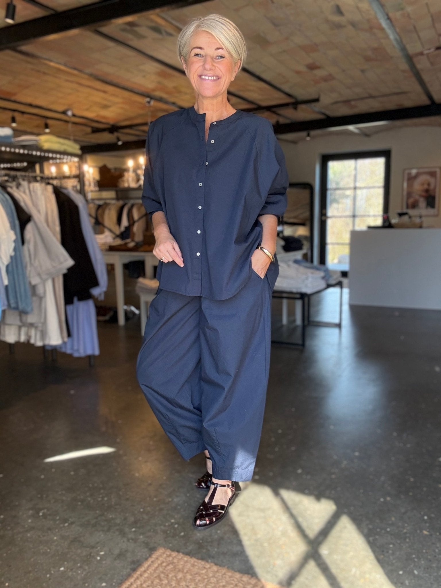 PRINA C POPLIN PANTS NN - LifeStyle Hedensted