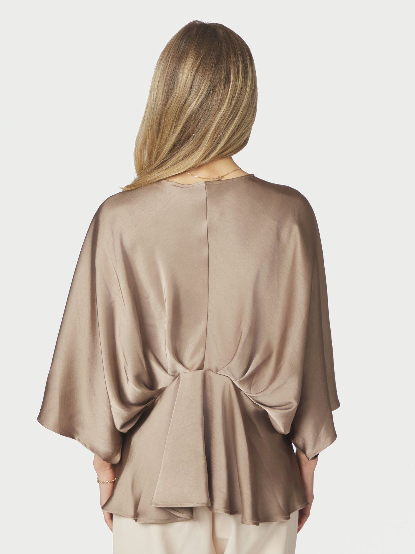RIVINA HEAVY SATIN BLUSE NN - LifeStyle Hedensted