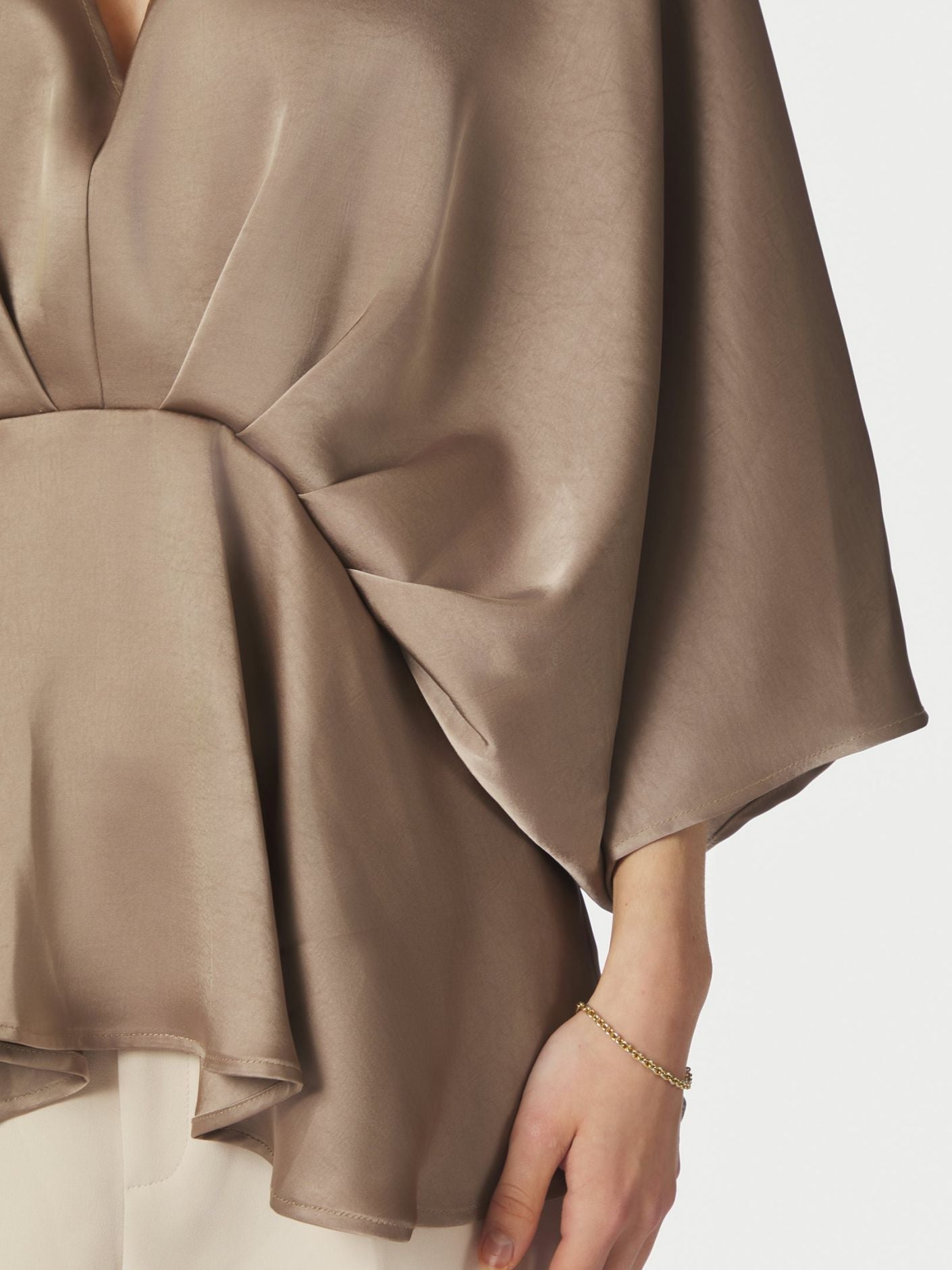 RIVINA HEAVY SATIN BLUSE NN - LifeStyle Hedensted