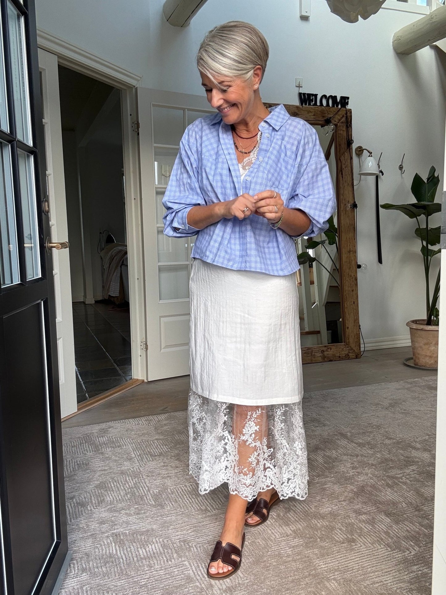 SOPHIE CHEK SKJORTE HL - LifeStyle Hedensted