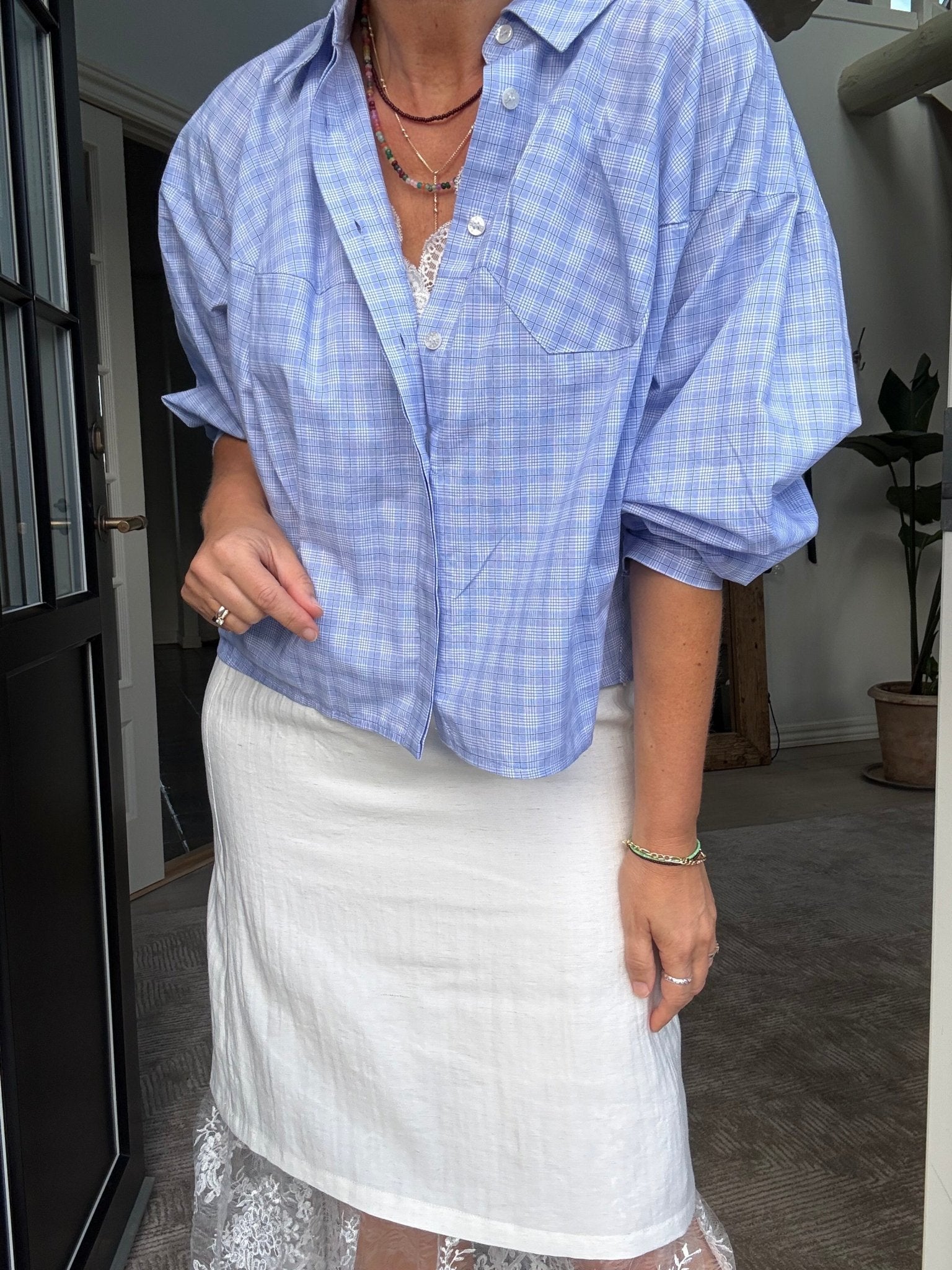 SOPHIE CHEK SKJORTE HL - LifeStyle Hedensted