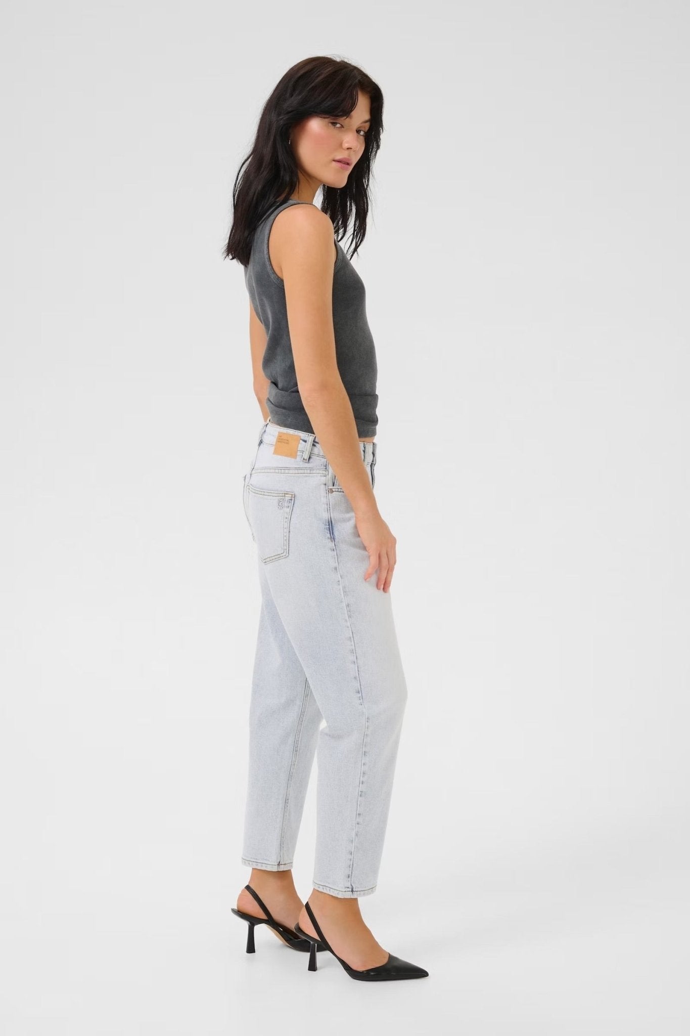 THE MOMMY HIGH TAPERED JEANS MEW - LifeStyle Hedensted