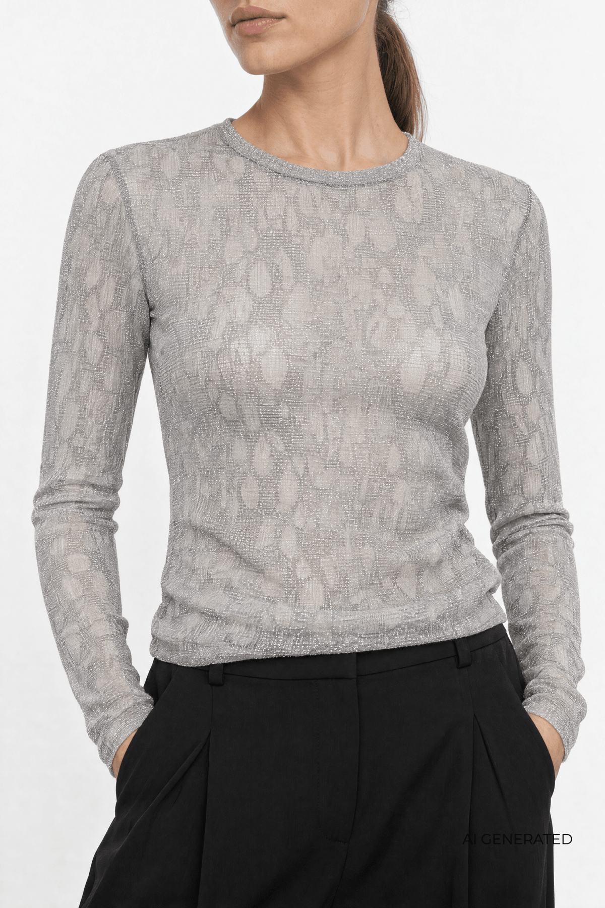 URINA 1 MESH BLUSE LR (148) - LifeStyle Hedensted