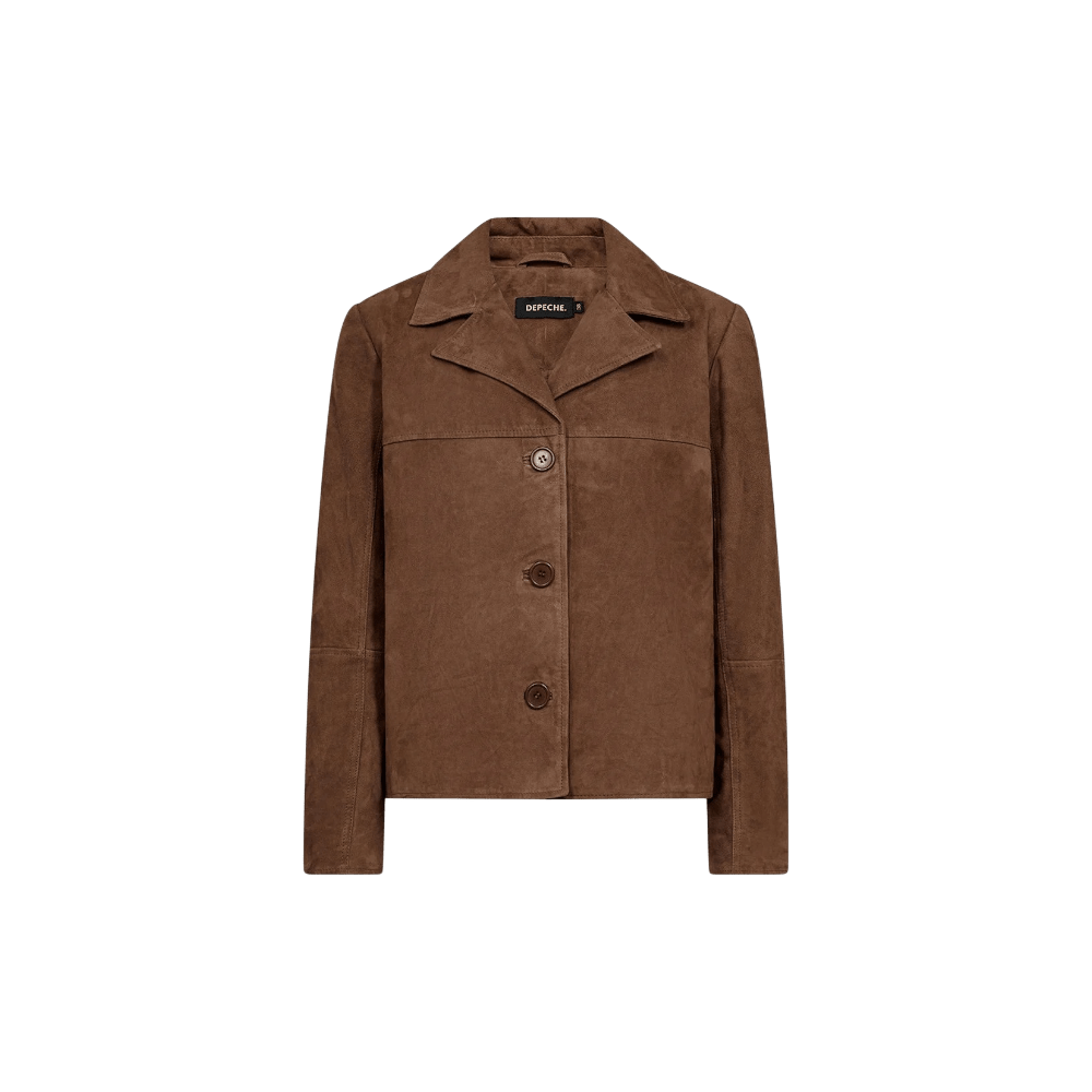 VALLY SUEDE JACKET DEPECHE - LifeStyle Hedensted