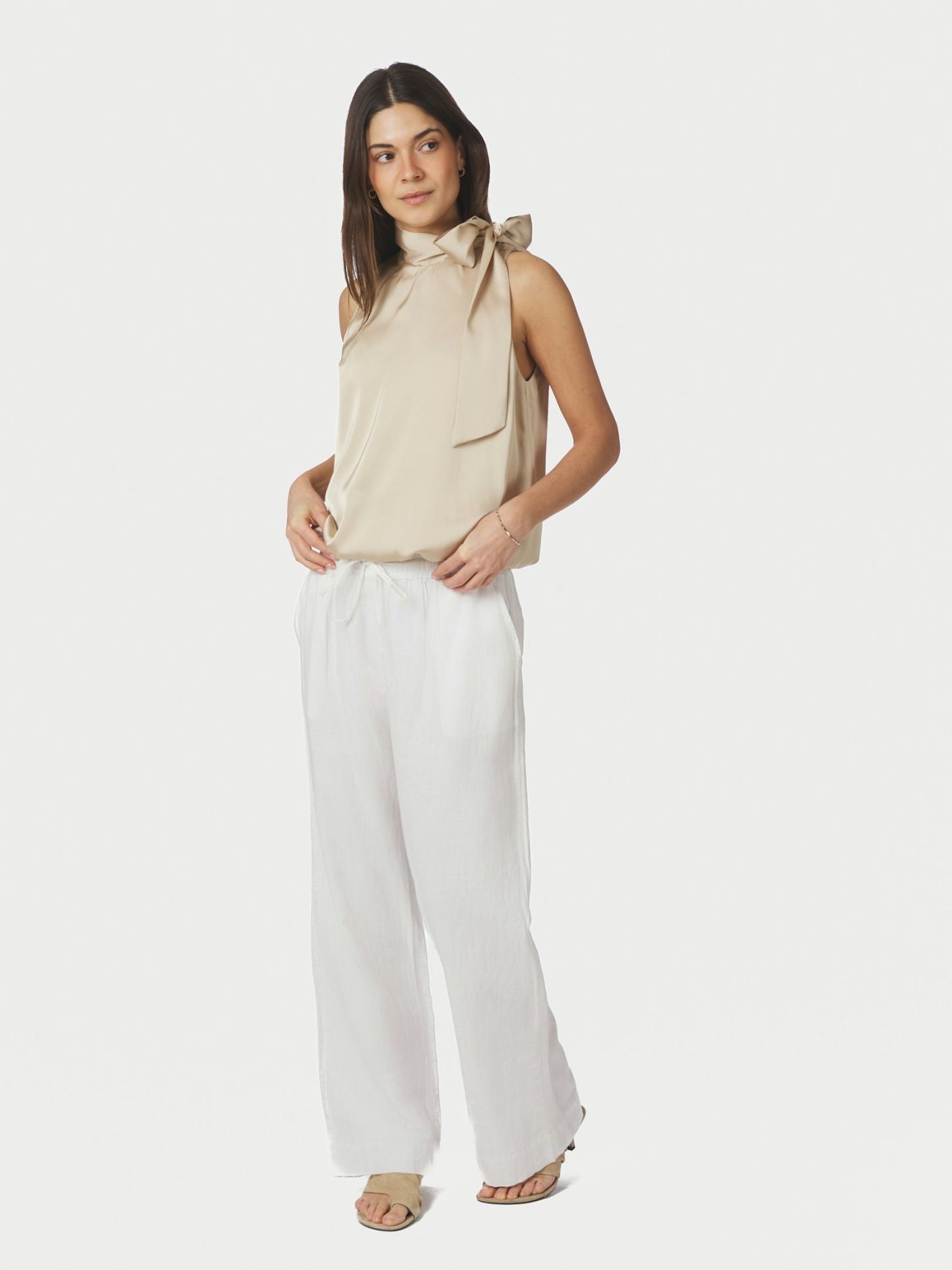 VEDA DRAPY SATIN TOP NN - LifeStyle Hedensted